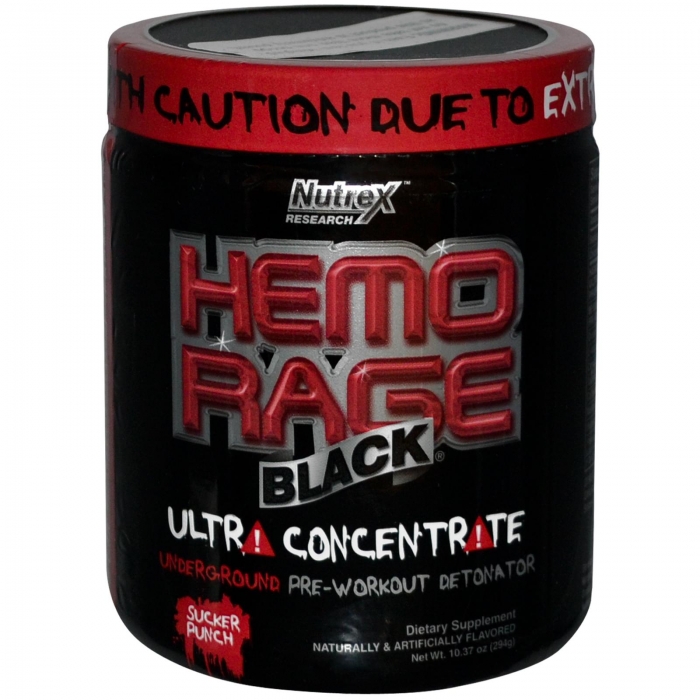 Hemo Rage Black Ultra Concentrate 265g Preantrenament Hemo Rage Black Ultra Concentrate 265g Preantrenament