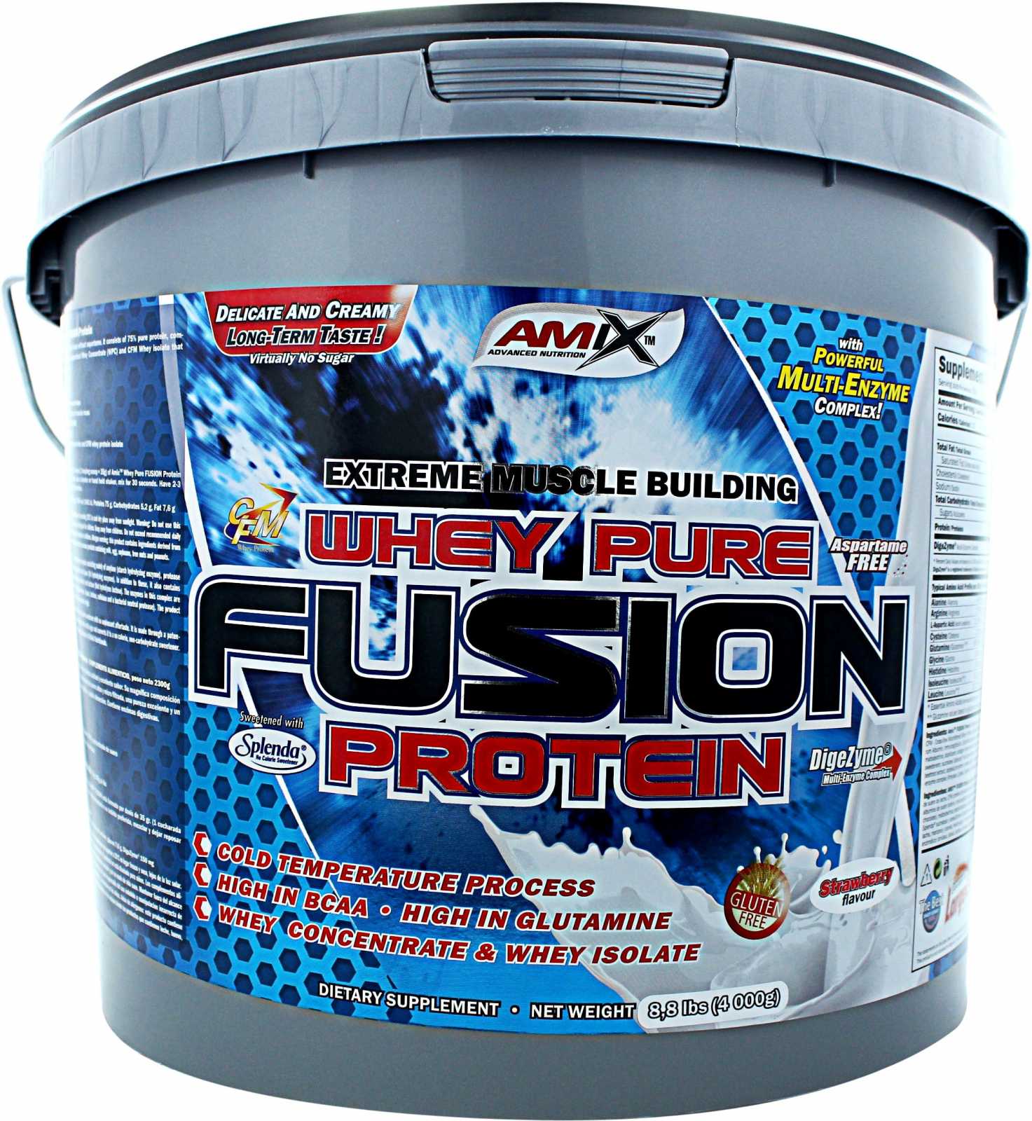 Whey Pure Fusion 4kg Proteine din zer 4FIT