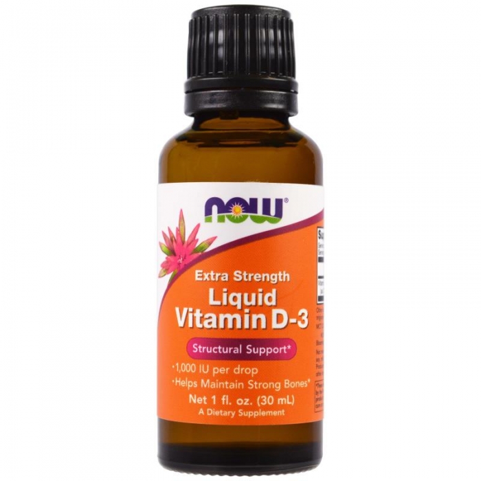 Liquid vitamin d 3 30 ml vitamine si minerale 4fit